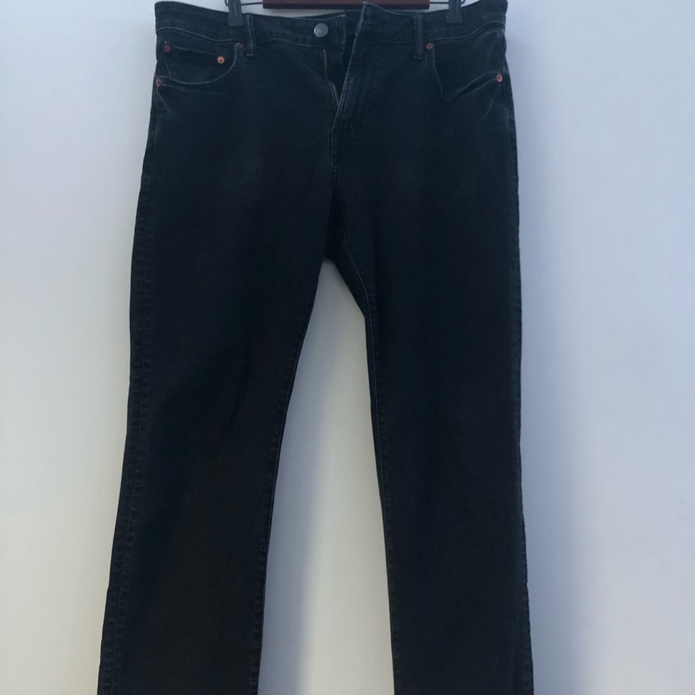 black american eagle jeans 36x32 air flex+